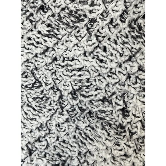 Eileen Fisher 100% Organic Cotton Gray White Marled Boxy Top Sweater -Peru - Picture 9 of 10